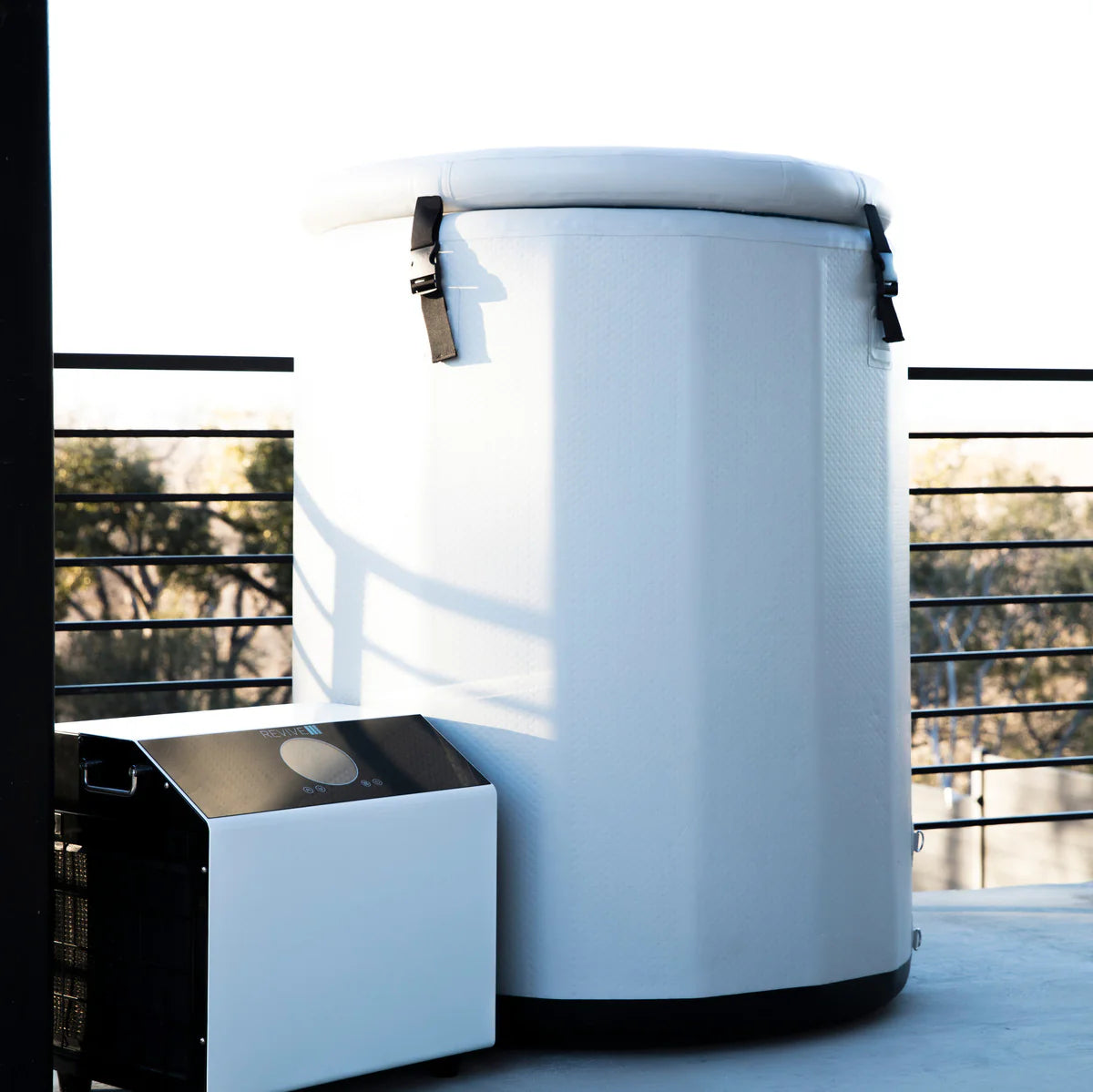 Revive 6 Person Traditional Sauna & Inflatable Barrel Plunge
