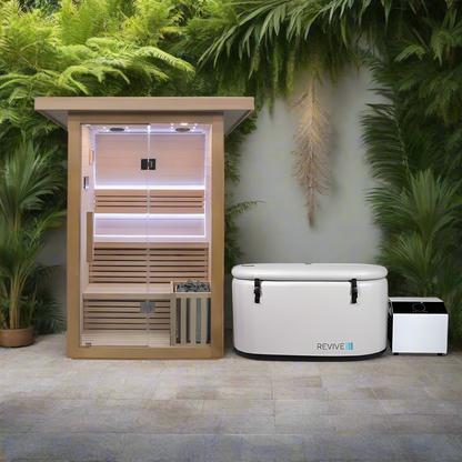 Revive 3 Person Traditional Sauna & Inflatable Plunge