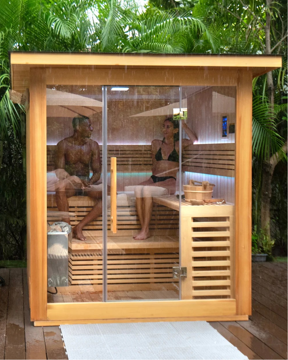 Revive 6 Person Traditional Sauna & Inflatable Plunge