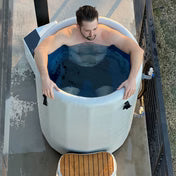 Revive 3-Person Traditional Sauna & Inflatable Barrel Plunge
